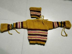 Cute Kids Woollen Set