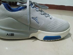 Gray &amp; Blue Running Shoes