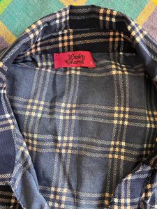 Frill Design Blue Shirt Style Upper