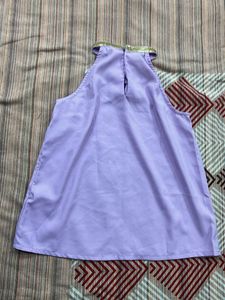 Lilac Halter Neck Top