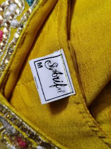 Brand New Mustard Chiffon Suit (Not Used)