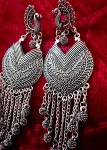 Elegant Peacock Design Earrings