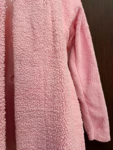 Pink Soft Cardigan Coat