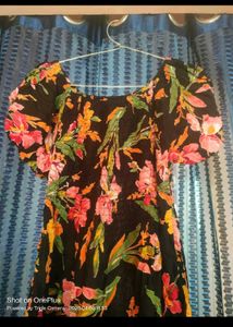 Floral Print Midi Dress