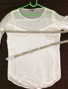 White Sheer Top