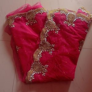 Heavy Stone Work Saree