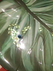 Evil Eye With Green Beads