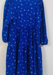 Blue Floral Dress