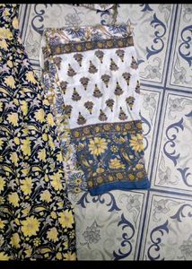 Floral Print Kurta Set