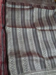 Elegant Striped Saree