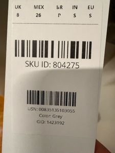 SAVANA Gray Cropped Sweatshirt