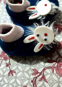 Cute Knitted Baby Top With Booties