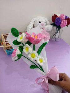 Crochet Pink Bouquet 💐