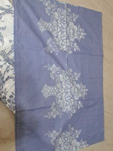 New D&#39;Decor Cresta Blue Floral Double Bedsheet