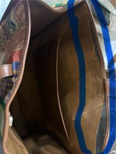 Aarka ritu kumar printed tote bag ( check flaw)