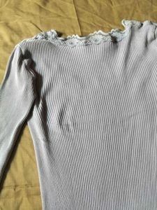Lavender Ribbed Top