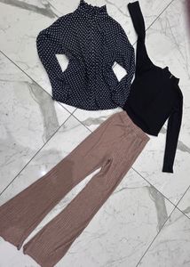 Combo Of Two Tops With Lower Body Hugging