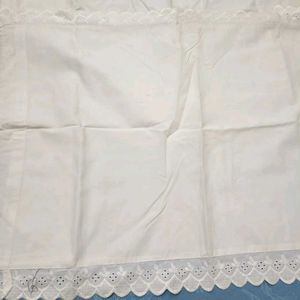 White Square Cushion Cover