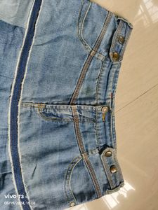 Denim Mini Skirt