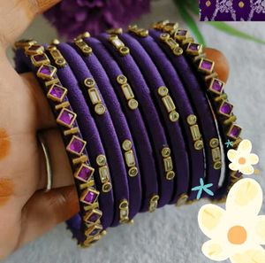 silk thread Bangles set
