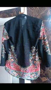 Black Georgette Shirt