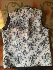 Floral Print Waistcoat 2 in 1