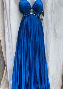 I. Elegant Blue Maxi Dress