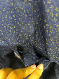 Dark Blue Leaf Prints Shirt From, Paper Crush.