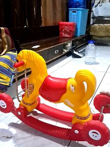 Vintage Ride-On Horse Toy