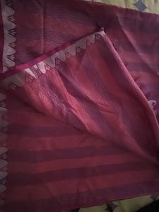 Elegant Orange &amp; Gold Saree