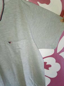Grey Lois Polo TShirt