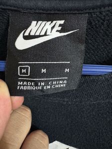 Nike Black Crop Sweatshirt