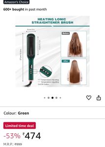 Hair Straightening Brush