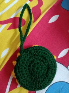 Crochet Sunflower Bagcharm 🌻
