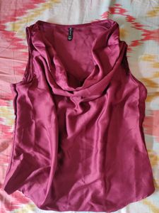 Elegant Cowl Neck Top