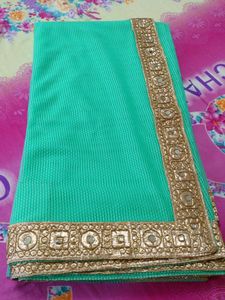 Net Saree For Party Or Wedding Wear