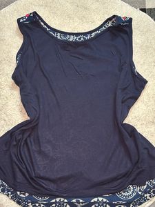 Sleeveless Mandala Print Top