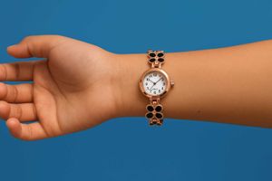 Abbey Watch Rose Gold Flower