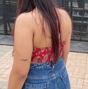 Boho Printed Halter Neck Top