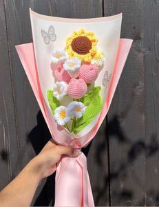 Crochet Flower Bouquet💐 - Handmade Gift 🎁