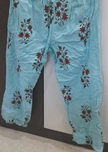 Cotton Kurti Plazzo Set