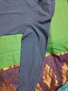 GentlyUsed GreyColorStriped LongSleeve Button Down