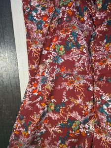 BEERYLUSH Floral Print Fit &amp; Flare Dress