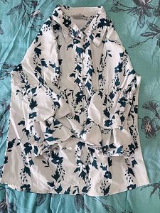 Floral Print Button-Down