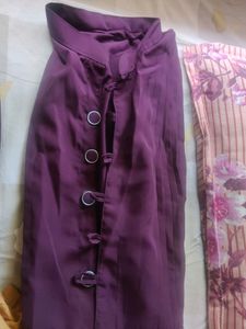 Maroon Coloured Abaya