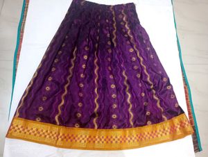 Girls Silk Lehenga Choli Set
