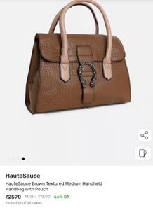 brown medium handbag 👜