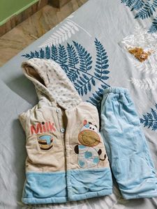 Cute Baby Milk Cow Print Jacket