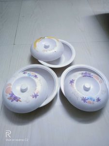 MELAMINE SERVING BOWL WITH LID SET