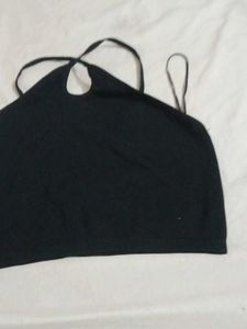 Black Halter Top